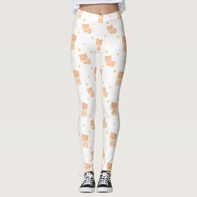 Cuecas Leggings de YOGA Estampadas (Frente)