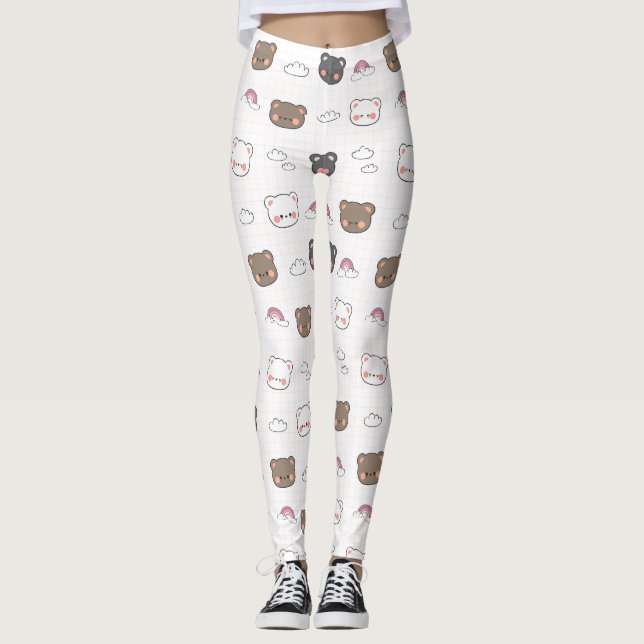 Cuecas Leggings de YOGA Estampadas (Frente)
