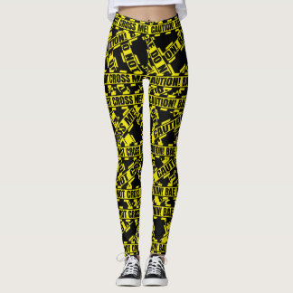 Cuidado Bae Não me atravesse leggings de design de