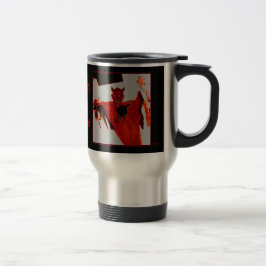 Cuidado! Caneca de viagem