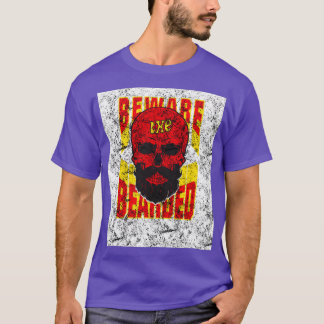 Cuidado com a camisa barbuda amarrada com barba D