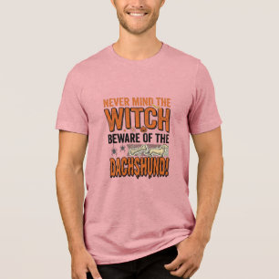 Cuidado Com A Camisa De Bruxa De Halloween Do Dach