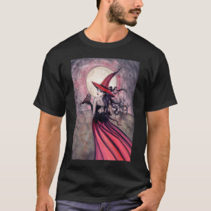 Cuidado com a Camiseta da Coruja de Manchas Vermel