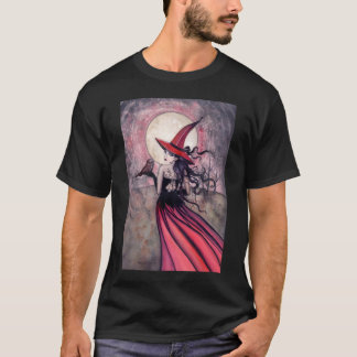 Cuidado com a Camiseta da Coruja de Manchas Vermel