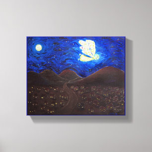 Cuidado com a Canvas de pintura de anjo de alma (8