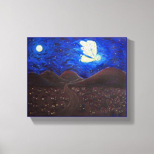 Cuidado com a Canvas de pintura de anjo de alma (8 (Frente)