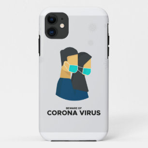 cuidado com a capas de iphone de coronavírus