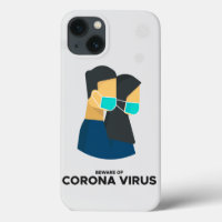 Cuidado com a capas de iphone de coronavírus