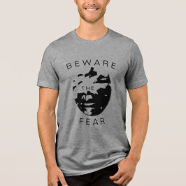 "Cuidado com o medo" Humor Inspiração Design preto