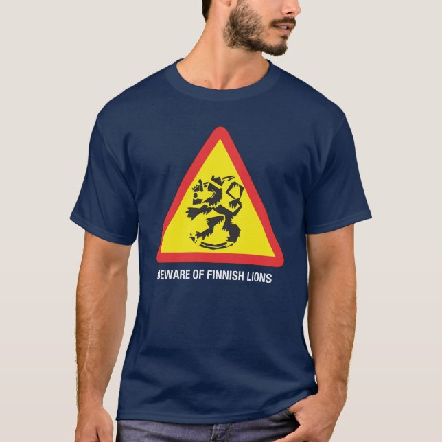 Cuidado com o modelo de camiseta escura dos Leões  (Frente)