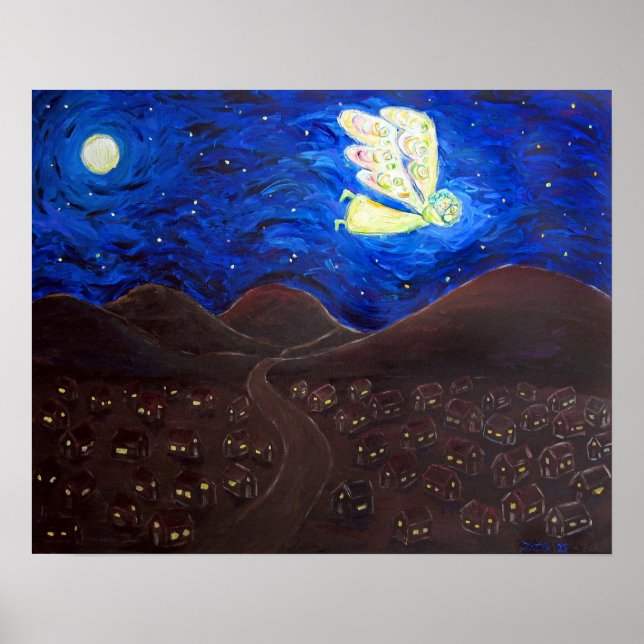 Cuidado com o Poster de Arte da Alma Angel (Frente)