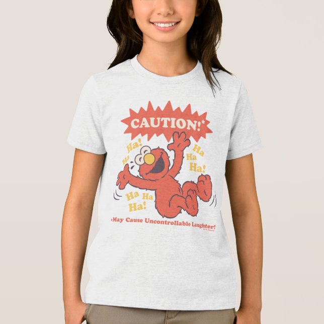 Cuidado Elmo Rindo à Frente (Frente)