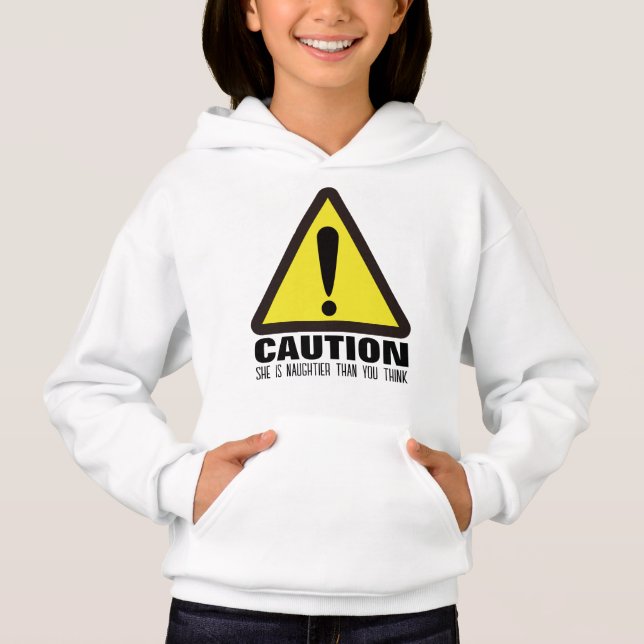 Cuidado! Feriado Engraçado Dão Hoodie (Frente)