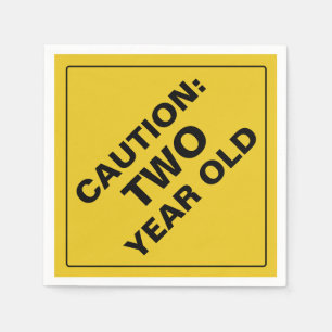 CUIDADO: Guardanapo de papel