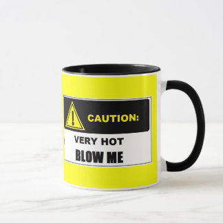 CUIDADO: MUITO QUENTE funda-me caneca