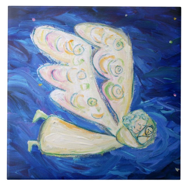 Cuidados do Presente do Azulejo Anjo da Alma (Frente)