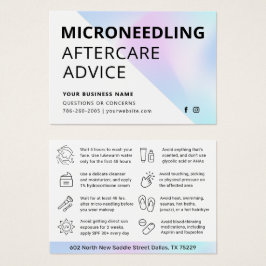Cuidados Pós-Microneedling Holográfico Pastel