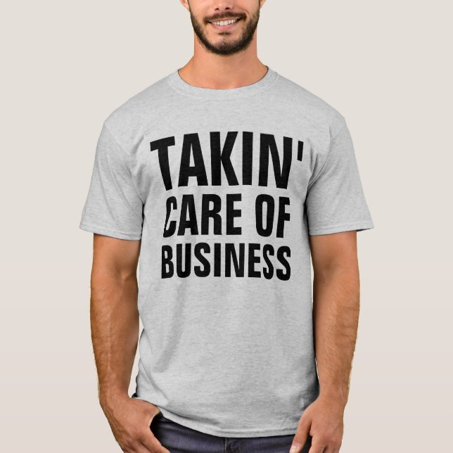 CUIDANDO DOS NEGÓCIOS, CAMISA VINTAGE (Frente)