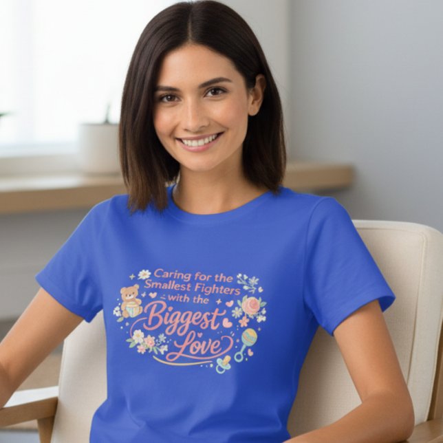 Cuidando dos Pequenos Lutadores Camisa de Enfermei (Criador carregado)