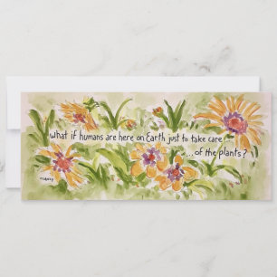 Cuidar Do Cartão Plantas