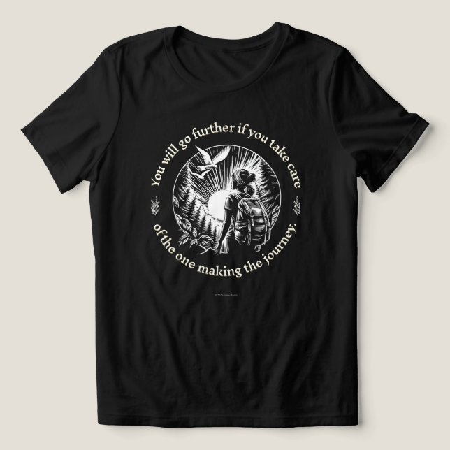 Cuide-Se Da Camisa Para Mulheres (Design frontal)