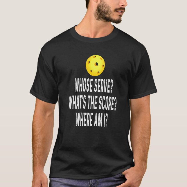 Cuja Camisa da Liga Jogadora de Pickleball Serve (Frente)