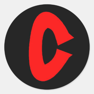 Culpa-o em adesivos "C"