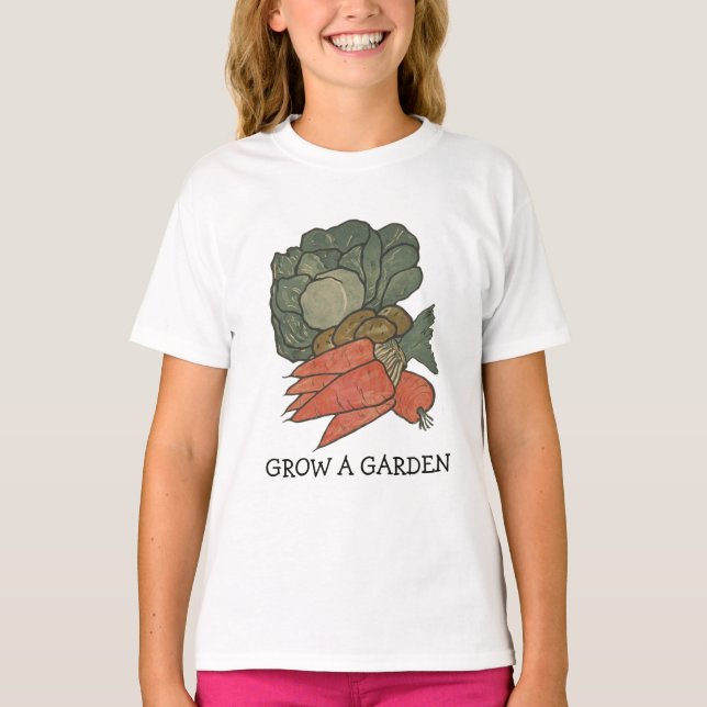 Cultivar um jardim - Camisa de jardinagem (Frente)