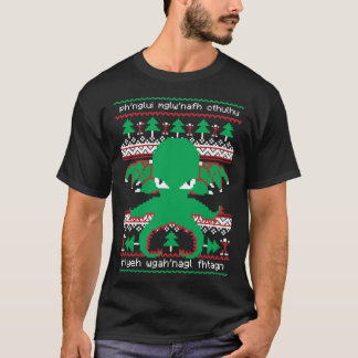 Culto de Cthulhu Natal Cthulhu Suéter Feio de Nata