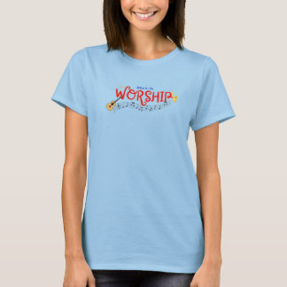Culto ( John 4 : 24 ) Camisa feminina