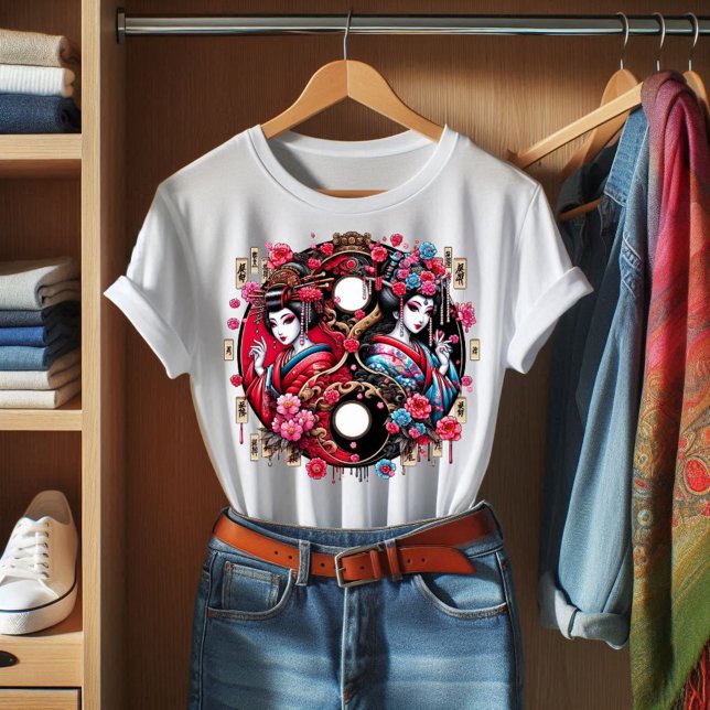 Cultura de camiseta (Culture T-shirt, Yin and Yang )