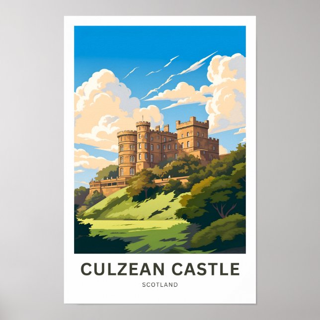 Culzean Castle Scotland Viagem Impressão (Frente)