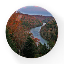 Cumberland River Kentucky EUA Autumn Papimweight