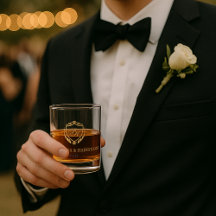 Cume de Ouro Falso Ornamentado com Monograma Perso