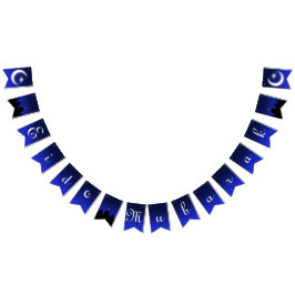 Cumprimento de Eid Mubarak - bandeira da estamenha