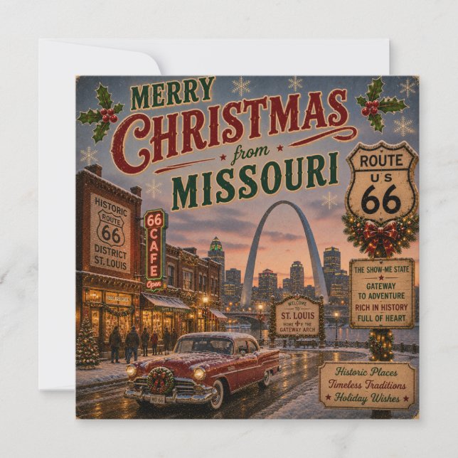 Cumprimento de Férias da Estrada Mãe do Missouri (Frente)
