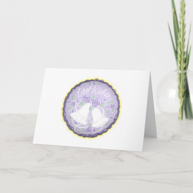 Cumprimentos cartão de casamento (Frente)