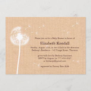 Cumprimentos convite do chá de fraldas de