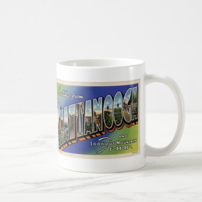 Cumprimentos da caneca de café de Chattanooga TN (Direita)