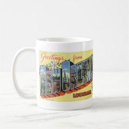 Cumprimentos da caneca de café do LA de Nova