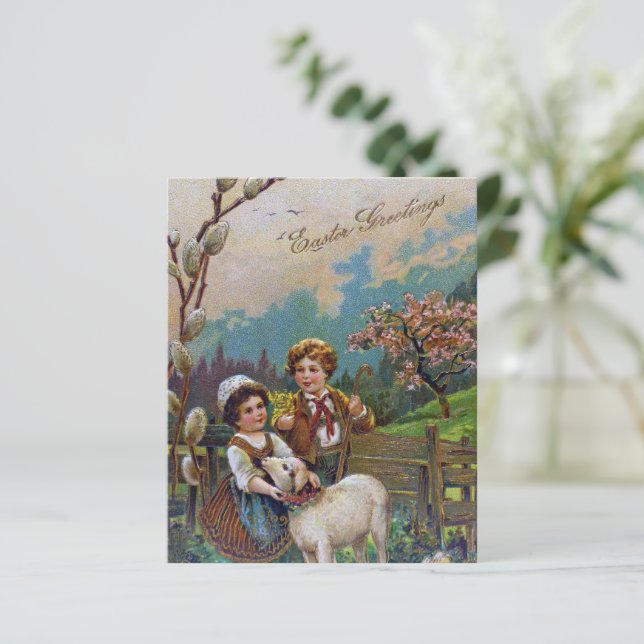 Cumprimentos de Páscoa 1908 (Em pé/Frente)