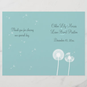 Cumprimentos programa Wedding (turquesa)