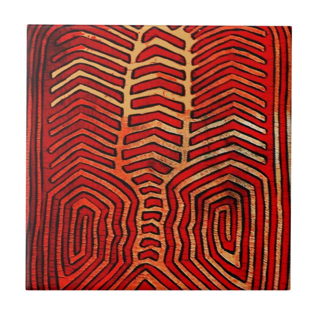 Cuna Indian Tribal Lobstine Skeleton (Frente)