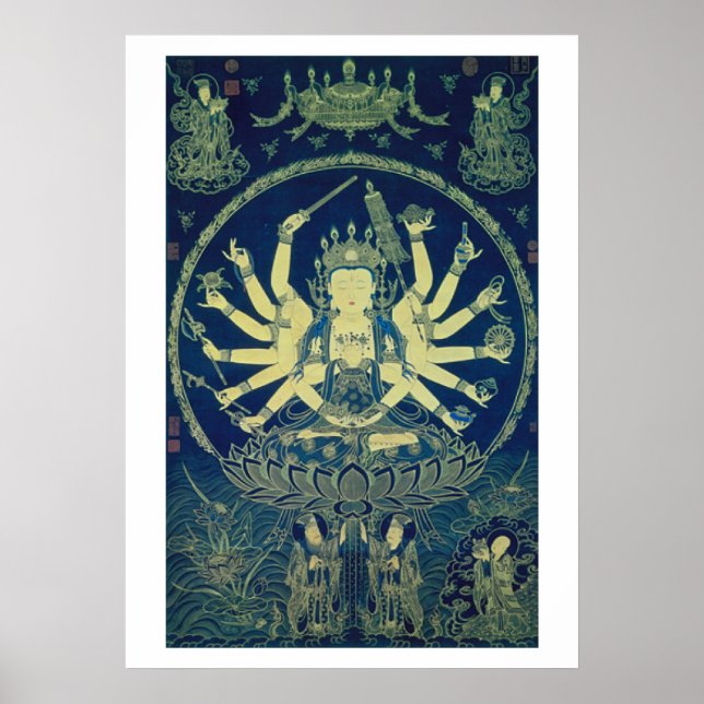 Cundi Avalokitasvara Ming Poster (Frente)