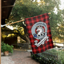 Cunningham Clan Crachá Tartan Flag