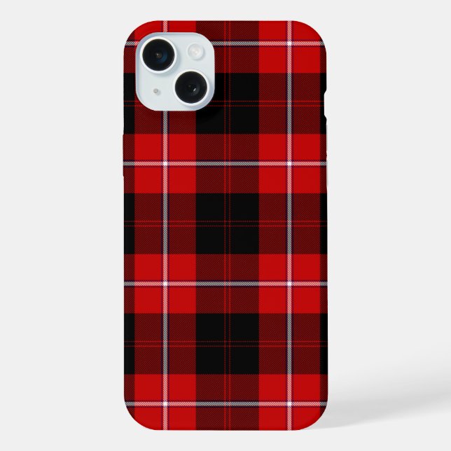 Cunningham Tartan Red Xadrez Negra (Verso)