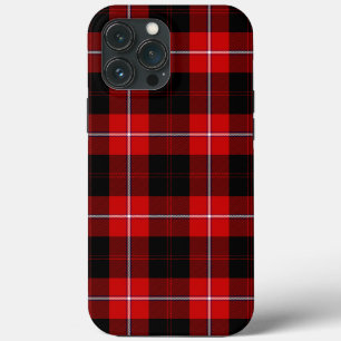 Cunningham Tartan Red Xadrez Negra
