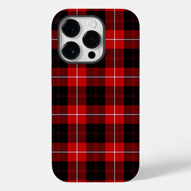Cunningham Tartan Red Xadrez Negra (Verso)