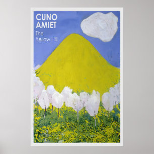 Cuno Amiet 'O Monte Amarelo' Impressão de Arte Vib