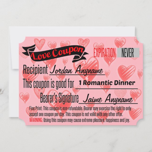 Cupão de Amor Janto Românico (Frente)